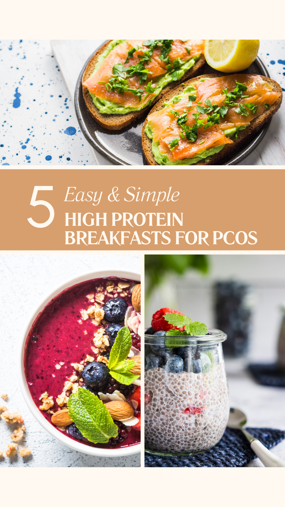 photo of 5 easy high protein breakfast ideas for pcos