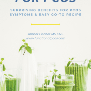 matcha for PCOS surprising benefits and pcos friendly matcha latte recipe graphic